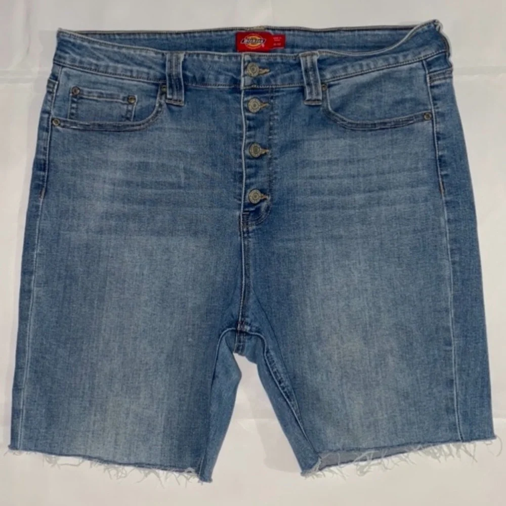 Dickies High Rise Cut-Off Jean Shorts